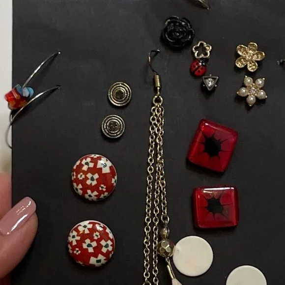 Assorted Earrings for Layering/Stacking - Picture 2 of 4